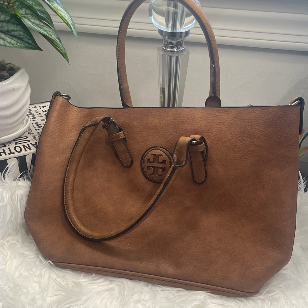 Tory Burch Tan Leather Tote